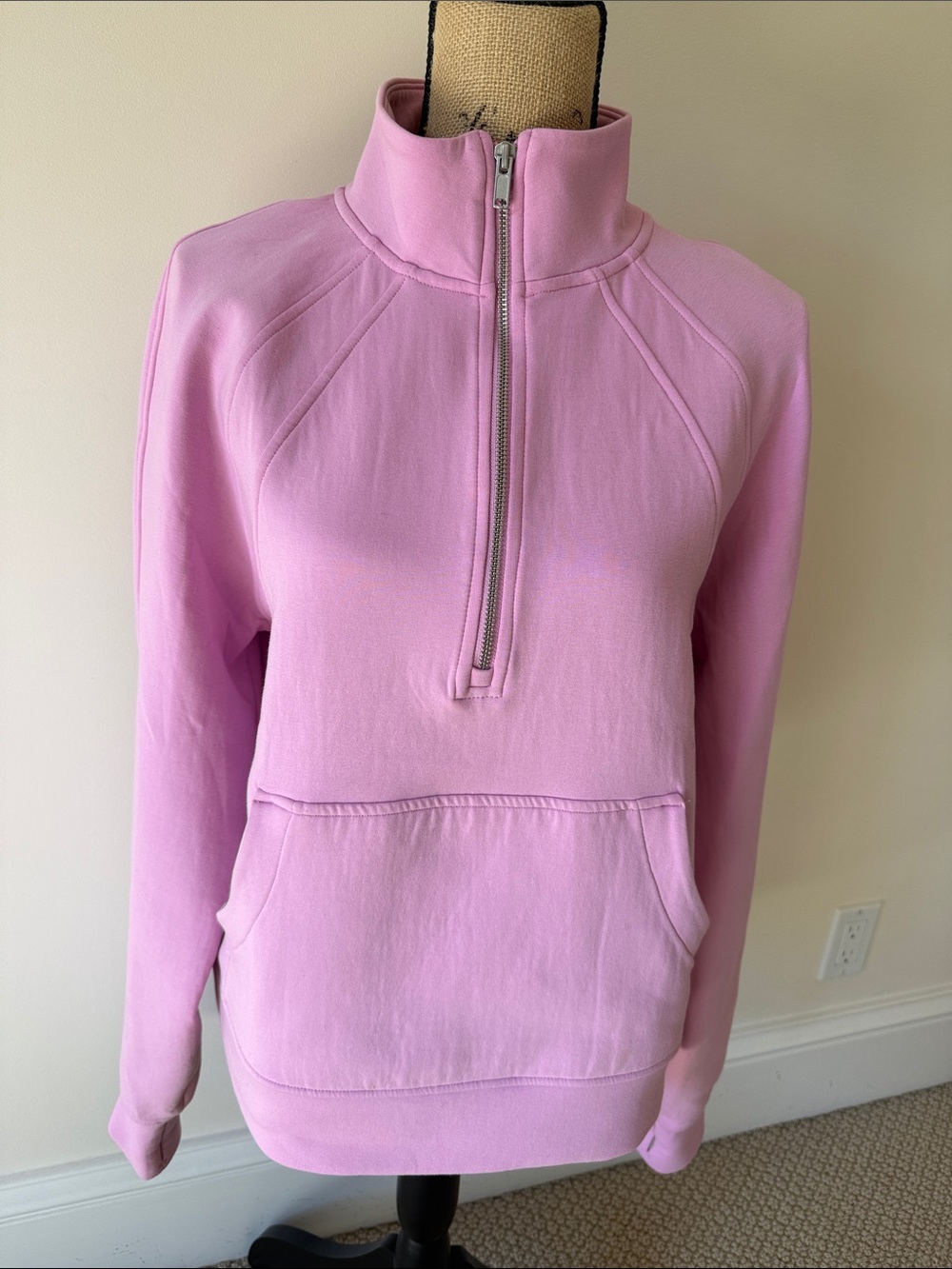 GAP Sugar Pink Half-Zip Pullover